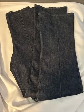 NWOT Spanx Women's Dark Wash Denim Jeans - Flare Leg
